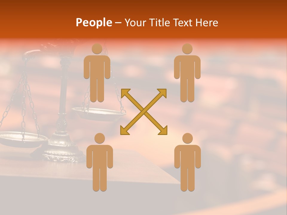 Litigation Law Sentence PowerPoint Template