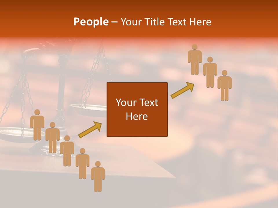 Litigation Law Sentence PowerPoint Template