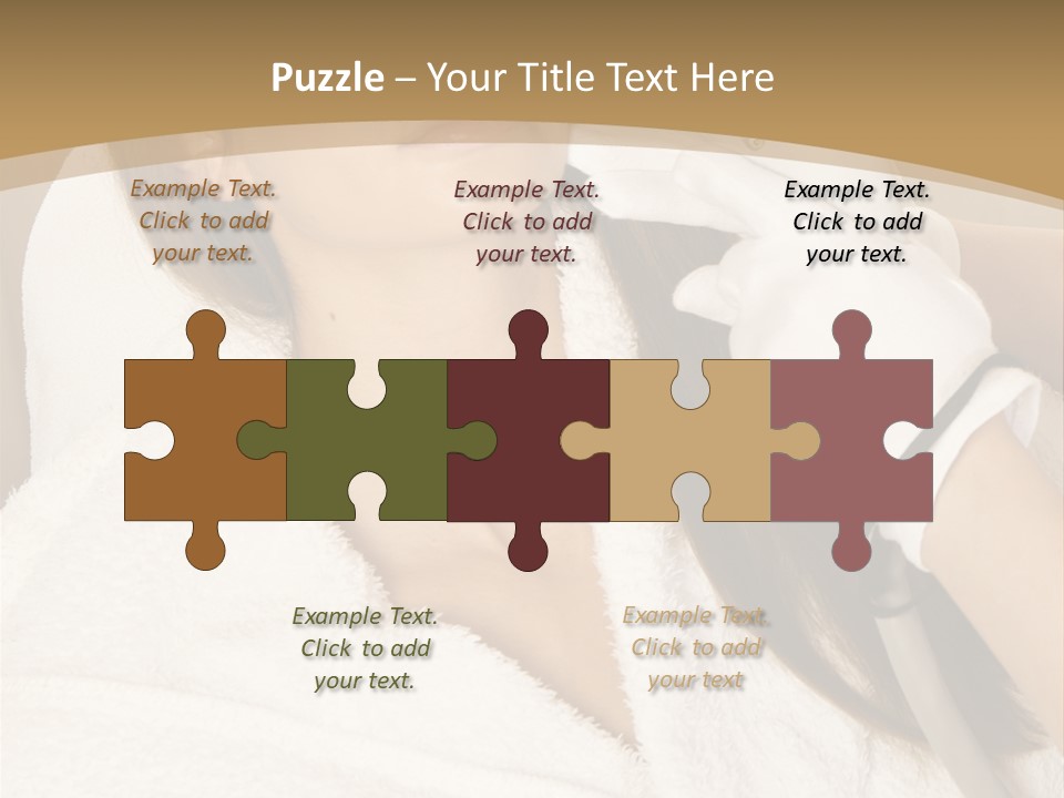 Depilation Woman Hand PowerPoint Template