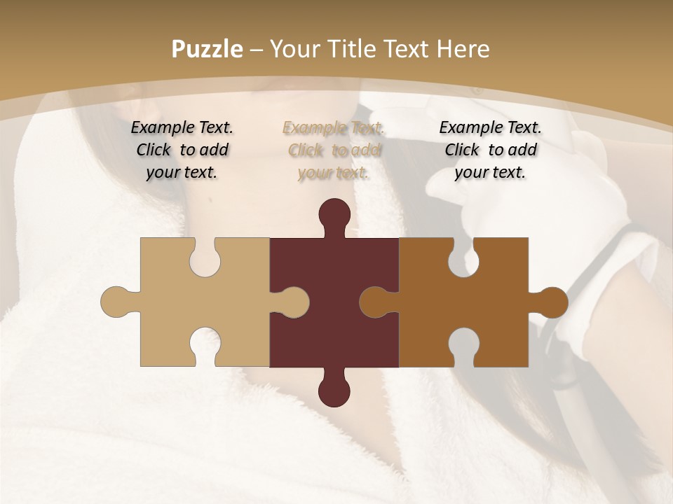 Depilation Woman Hand PowerPoint Template