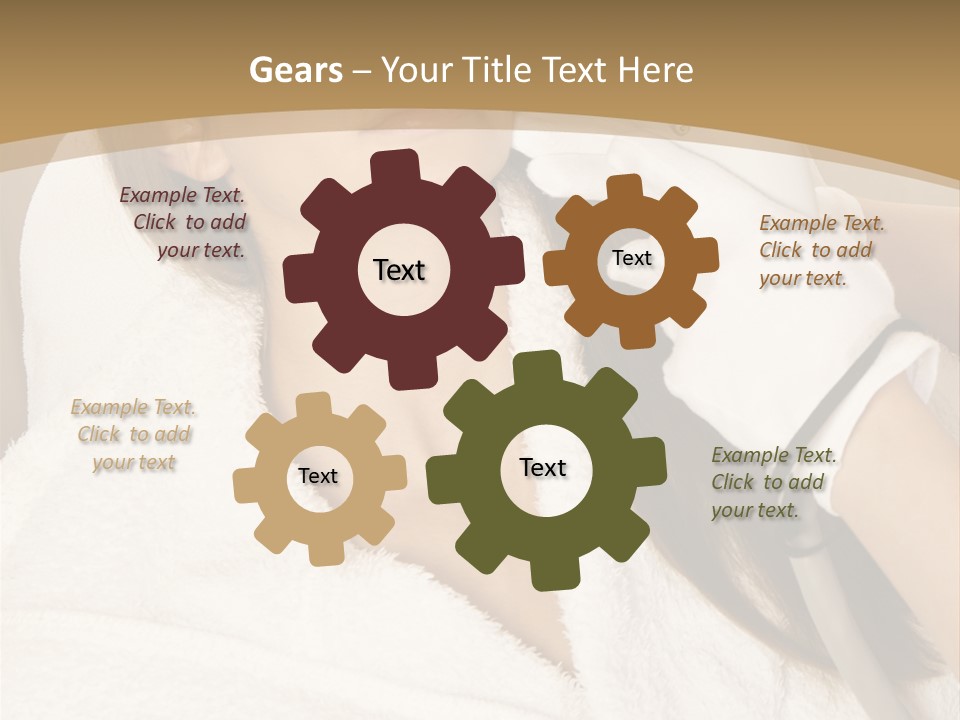 Depilation Woman Hand PowerPoint Template