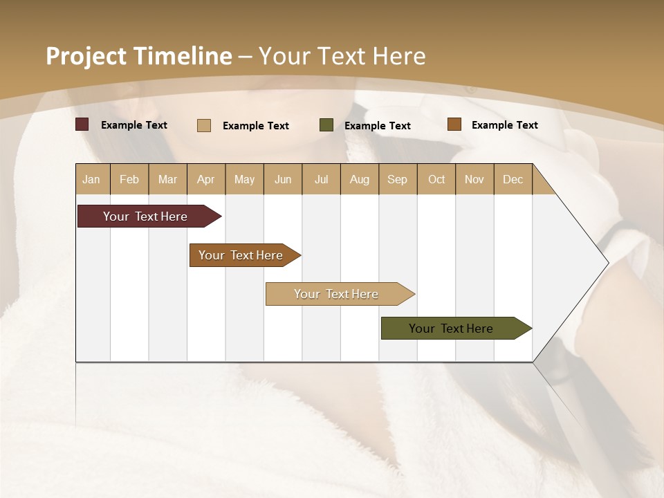 Depilation Woman Hand PowerPoint Template