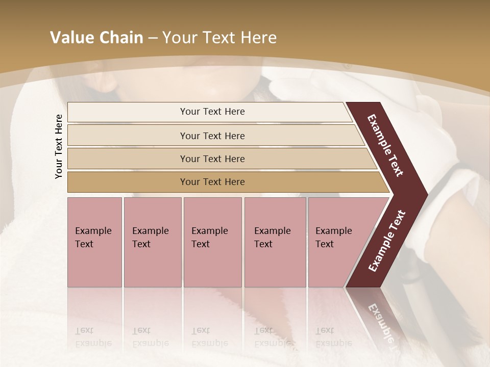 Depilation Woman Hand PowerPoint Template