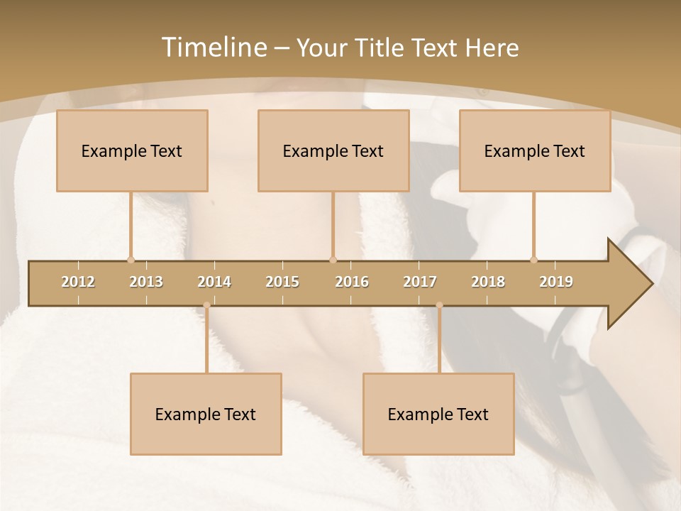 Depilation Woman Hand PowerPoint Template