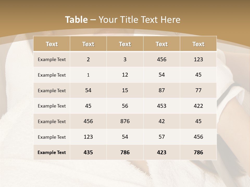 Depilation Woman Hand PowerPoint Template