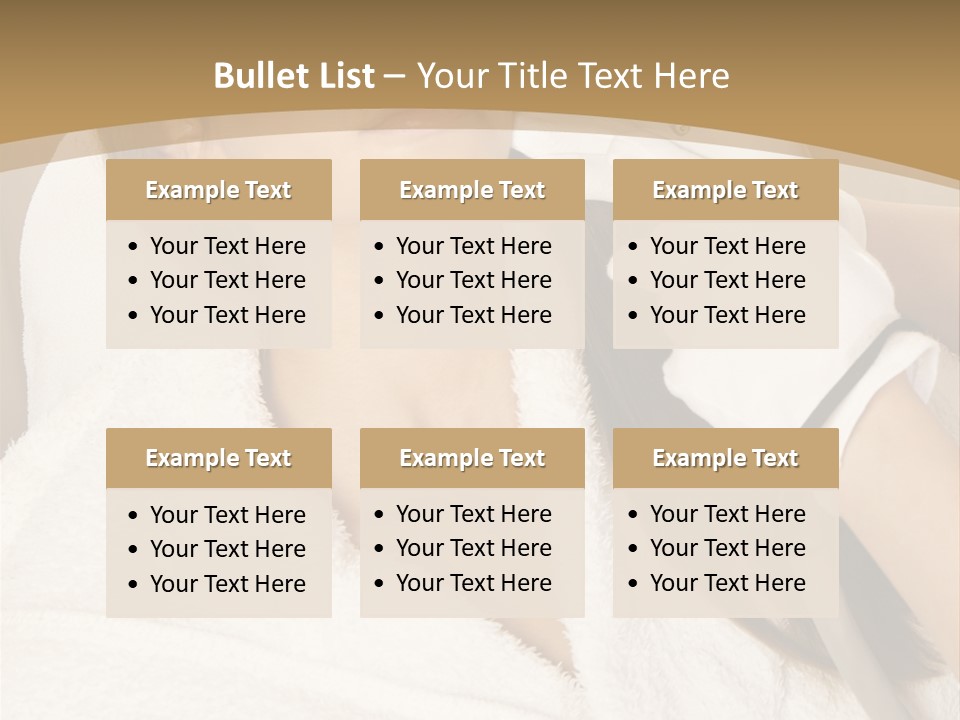 Depilation Woman Hand PowerPoint Template