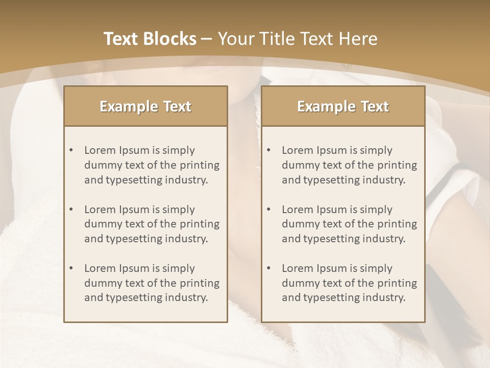 Depilation Woman Hand PowerPoint Template