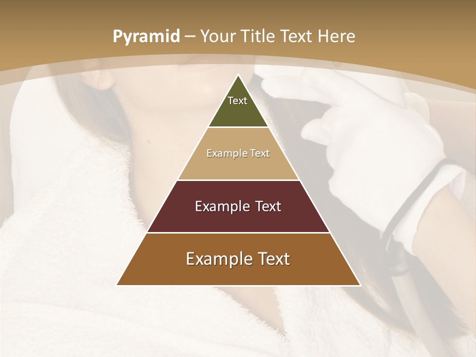 Depilation Woman Hand PowerPoint Template