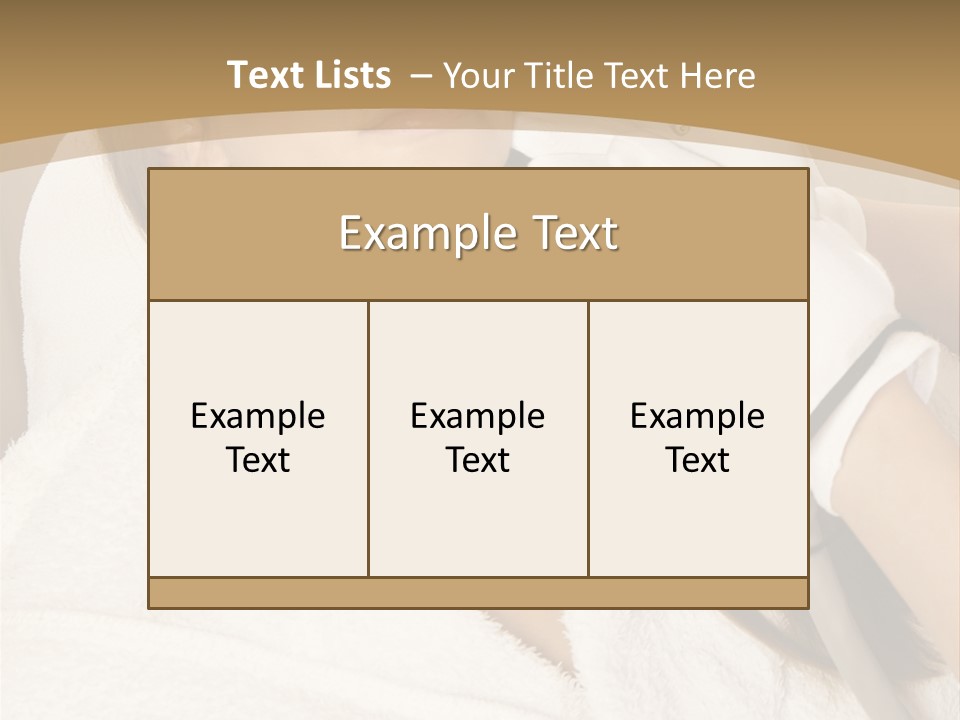 Depilation Woman Hand PowerPoint Template