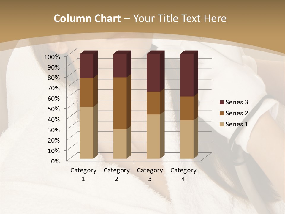 Depilation Woman Hand PowerPoint Template