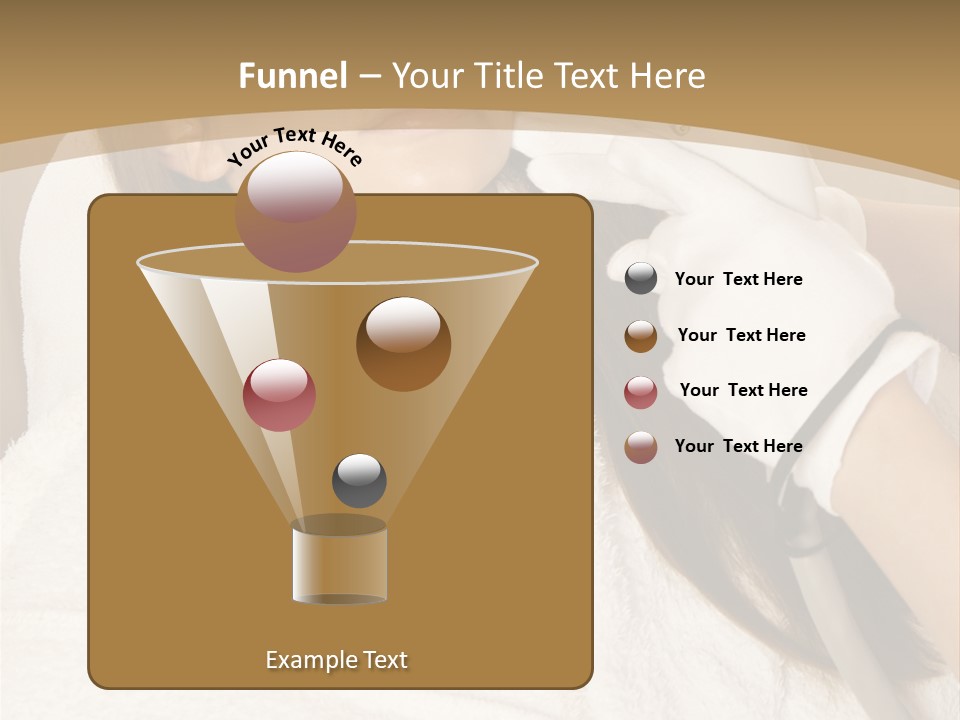 Depilation Woman Hand PowerPoint Template