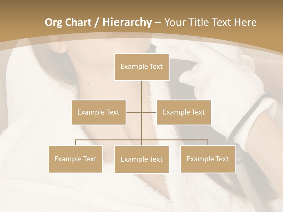 Depilation Woman Hand PowerPoint Template