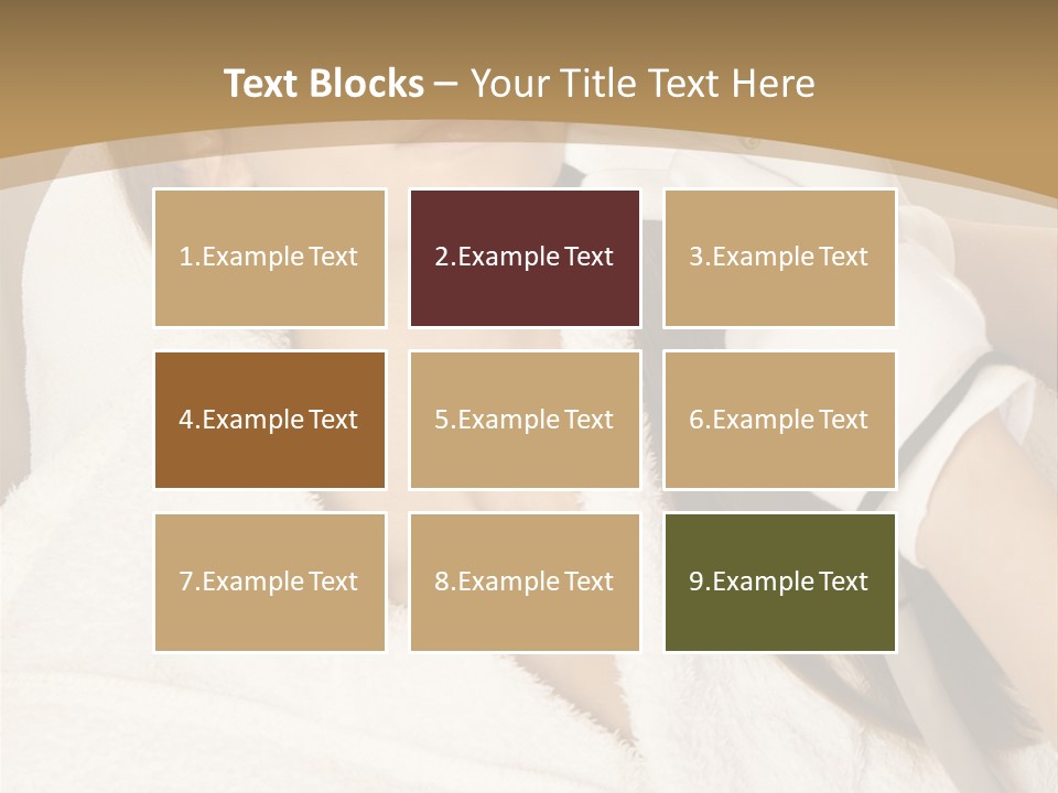 Depilation Woman Hand PowerPoint Template