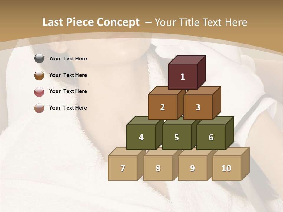 Depilation Woman Hand PowerPoint Template