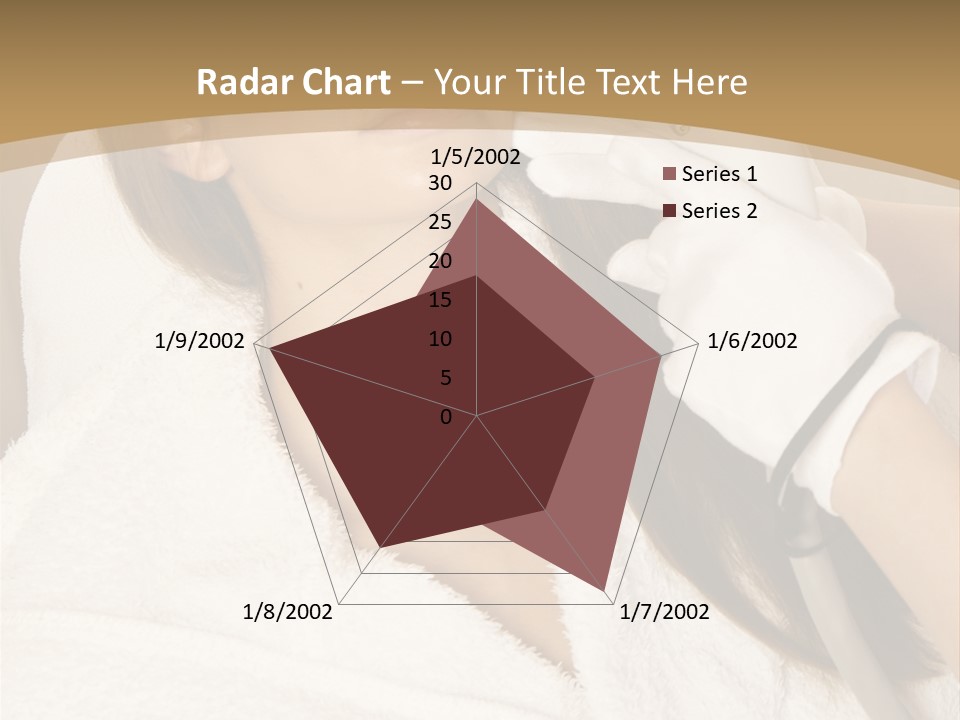 Depilation Woman Hand PowerPoint Template