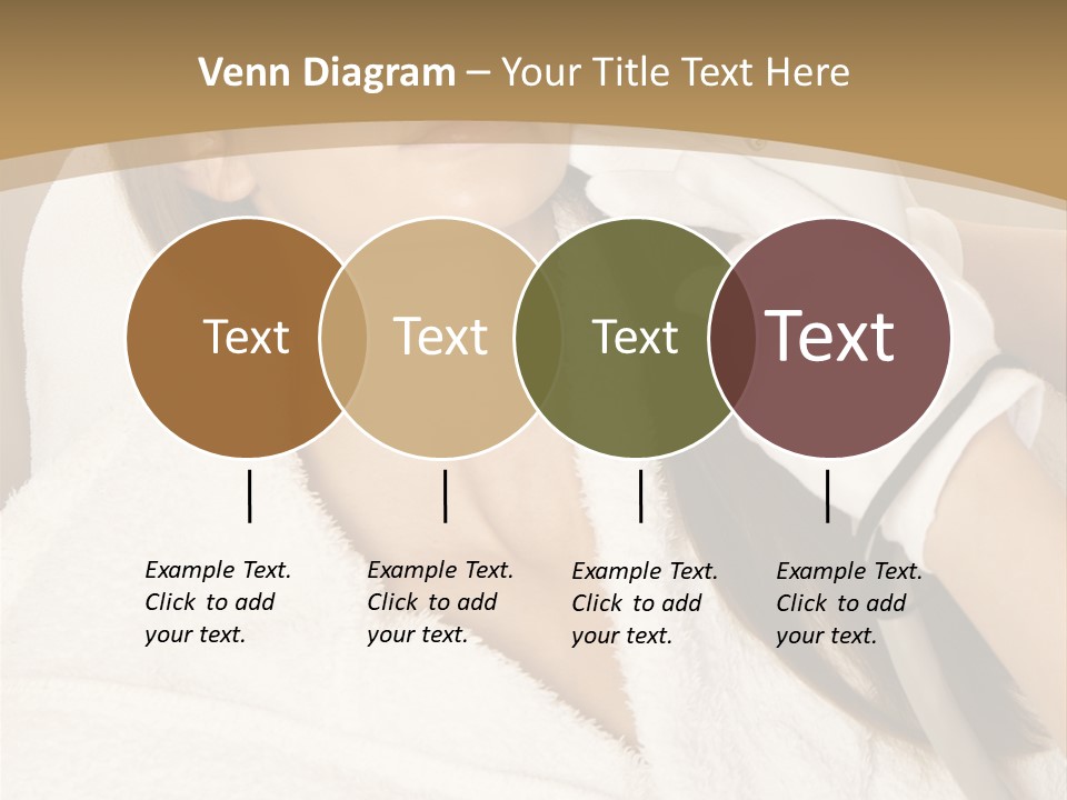 Depilation Woman Hand PowerPoint Template