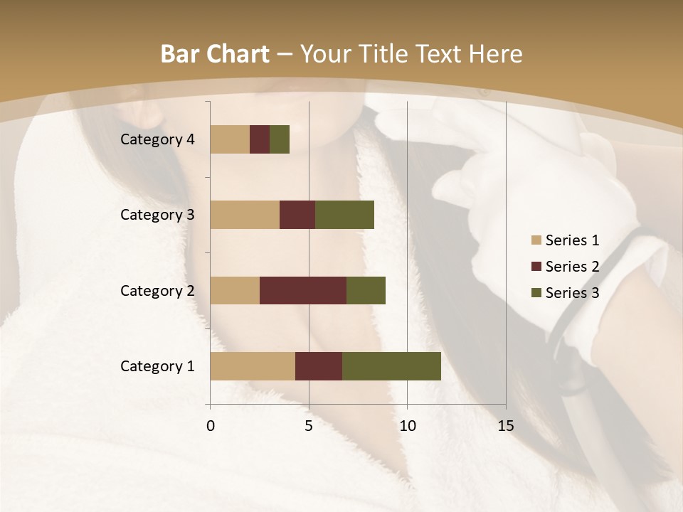 Depilation Woman Hand PowerPoint Template