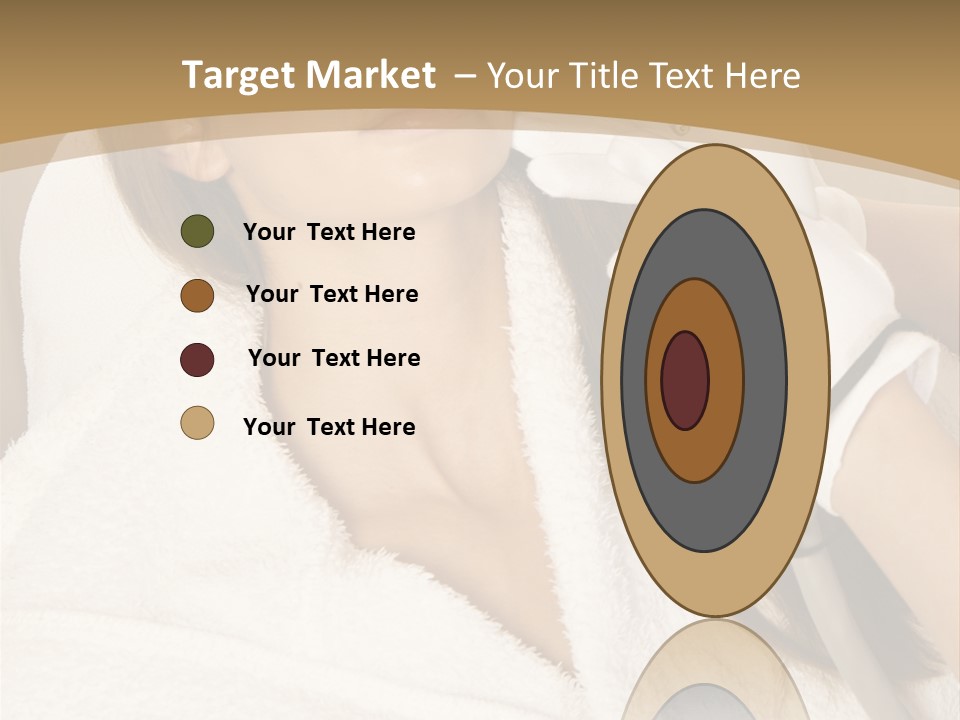 Depilation Woman Hand PowerPoint Template