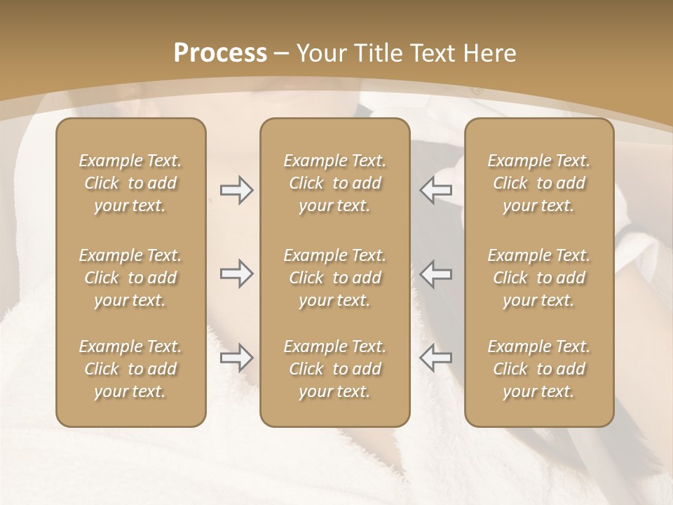 Depilation Woman Hand PowerPoint Template