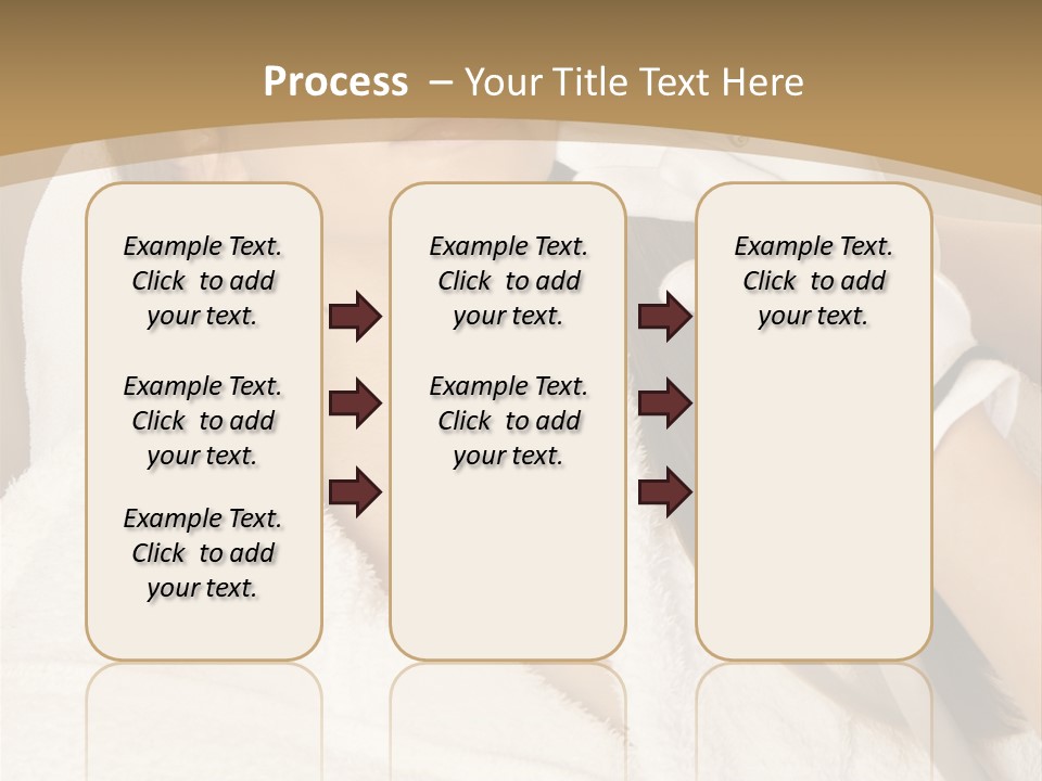 Depilation Woman Hand PowerPoint Template