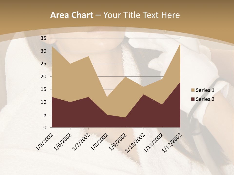 Depilation Woman Hand PowerPoint Template