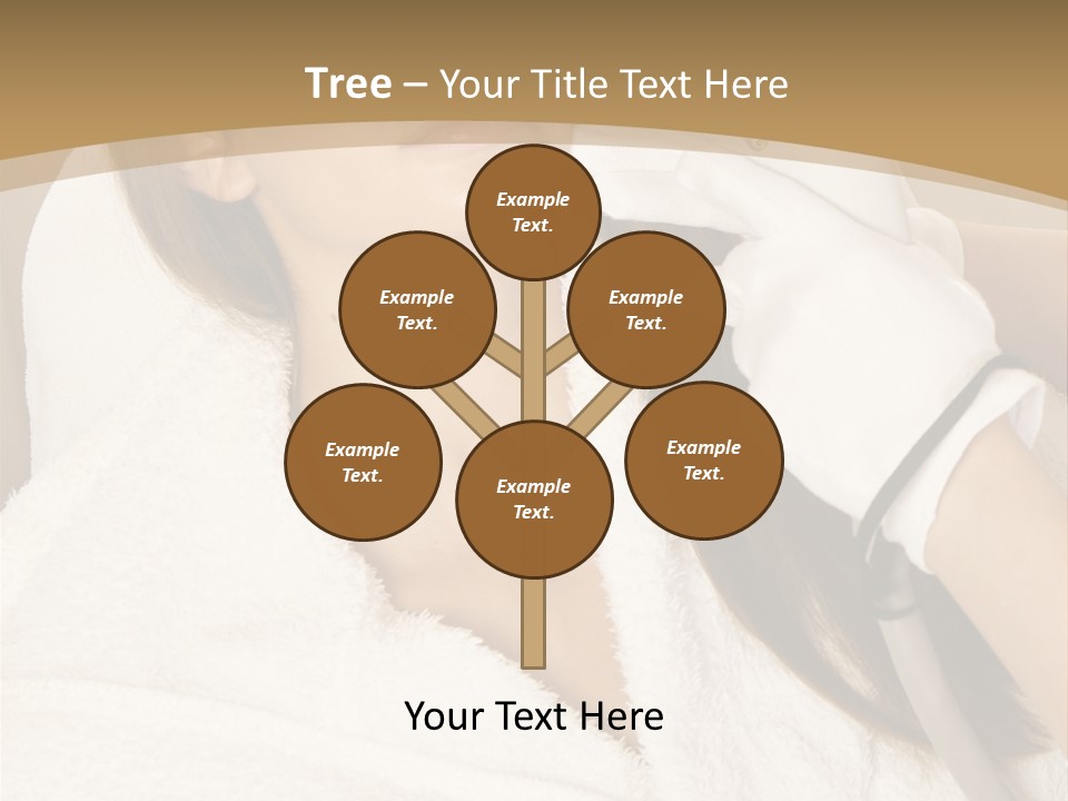 Depilation Woman Hand PowerPoint Template