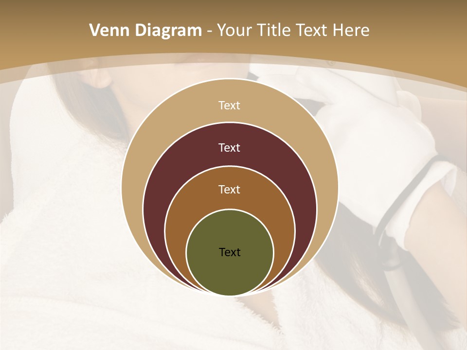 Depilation Woman Hand PowerPoint Template