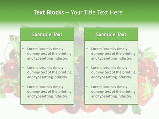 Berry Food Juicy PowerPoint Template