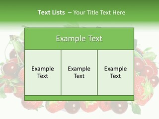 Berry Food Juicy PowerPoint Template