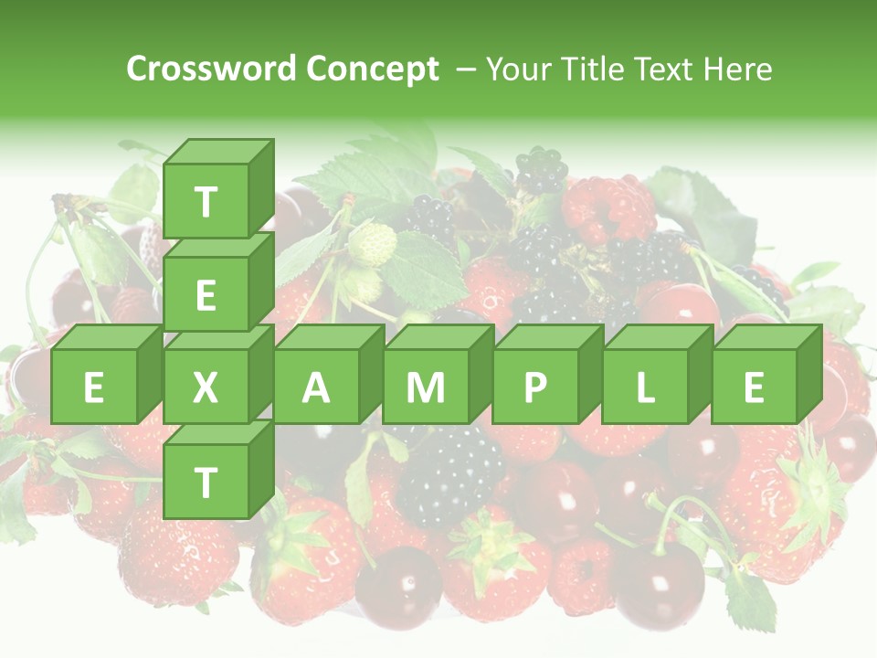 Berry Food Juicy PowerPoint Template