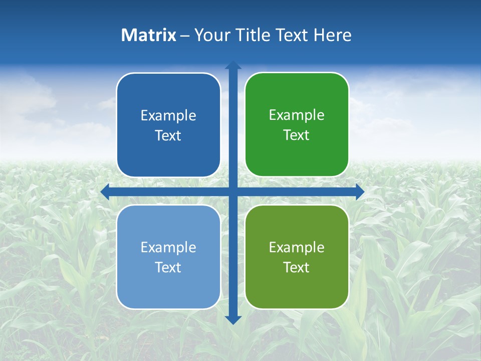 Horizon Agriculture Environment PowerPoint Template