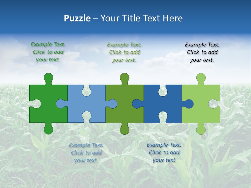 Horizon Agriculture Environment PowerPoint Template