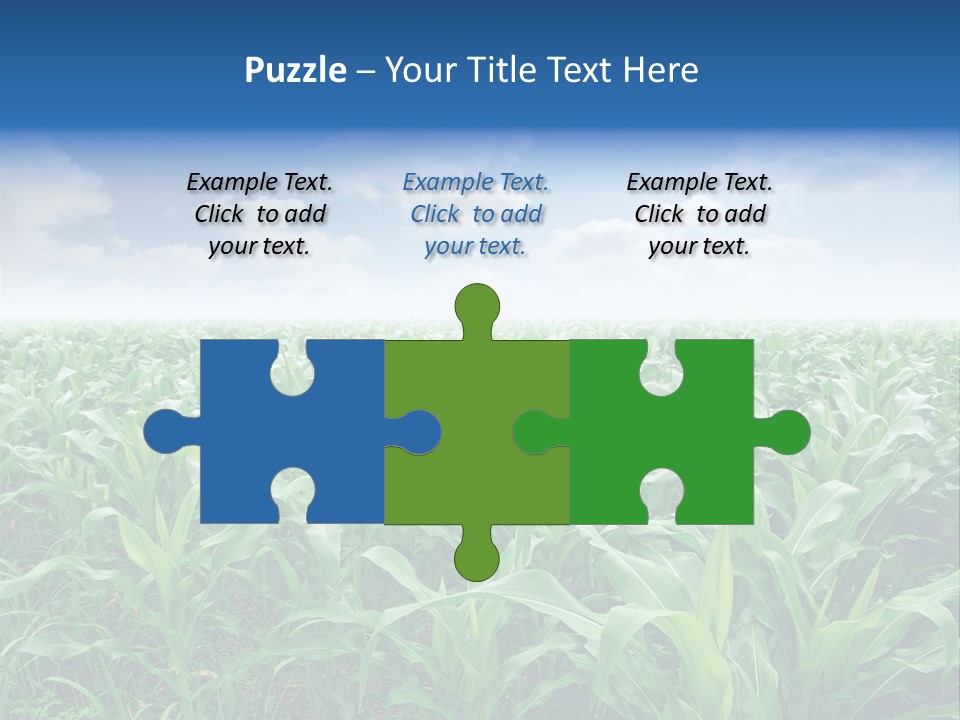 Horizon Agriculture Environment PowerPoint Template