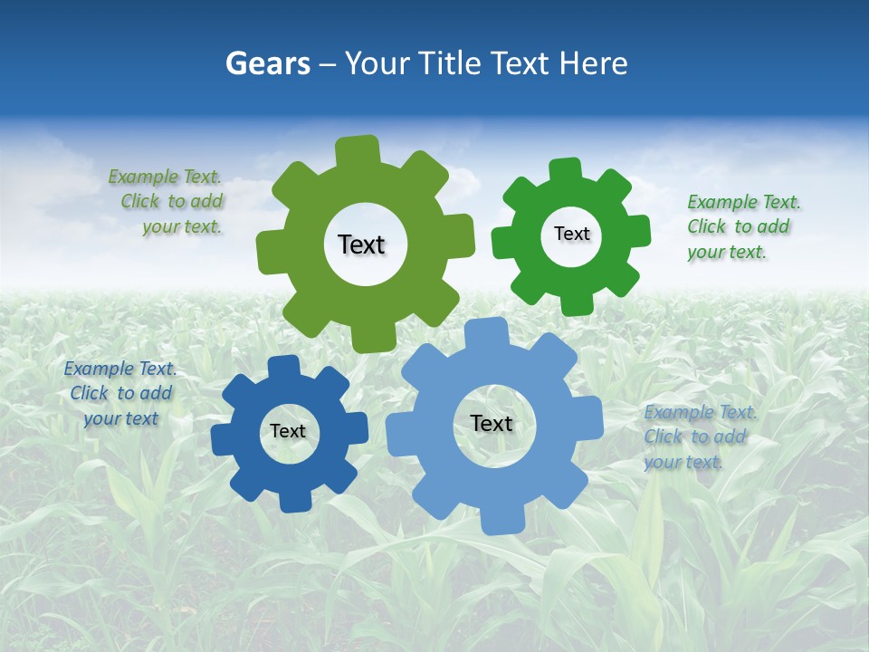 Horizon Agriculture Environment PowerPoint Template