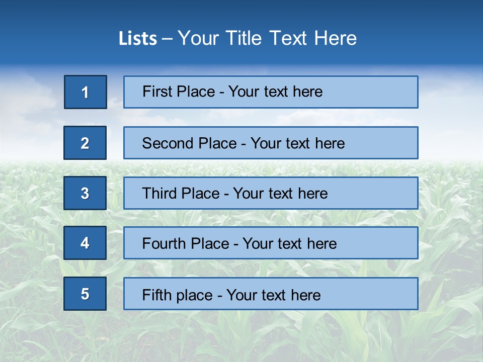 Horizon Agriculture Environment PowerPoint Template