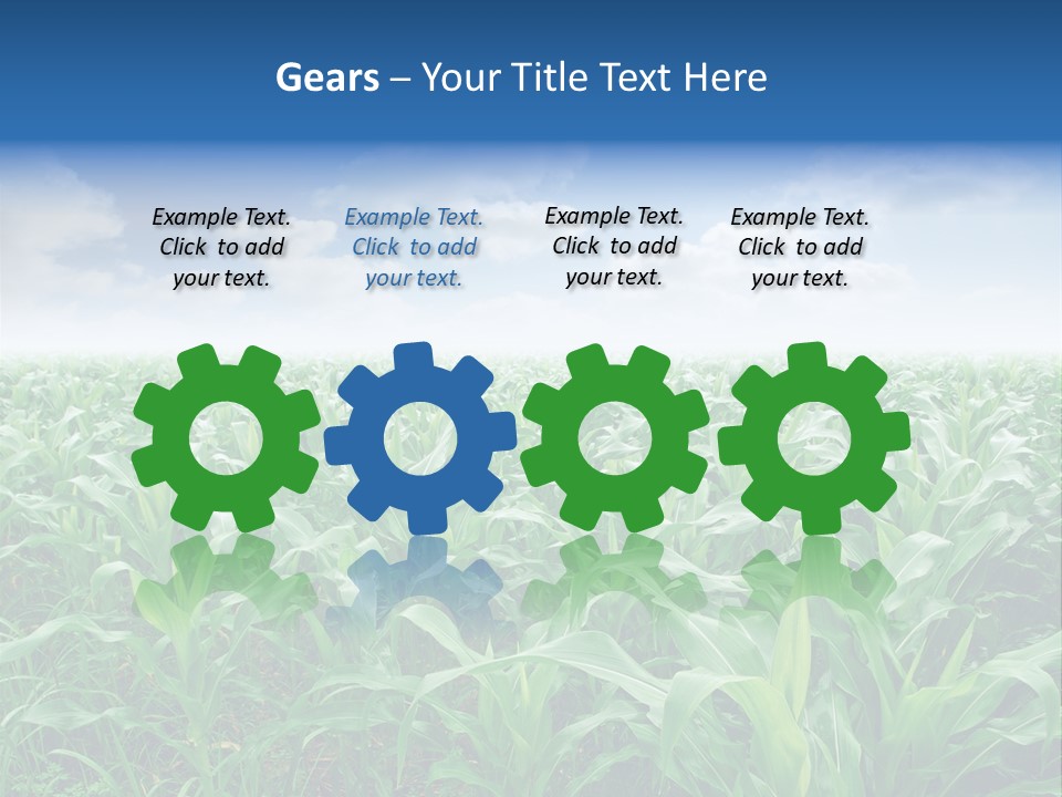 Horizon Agriculture Environment PowerPoint Template