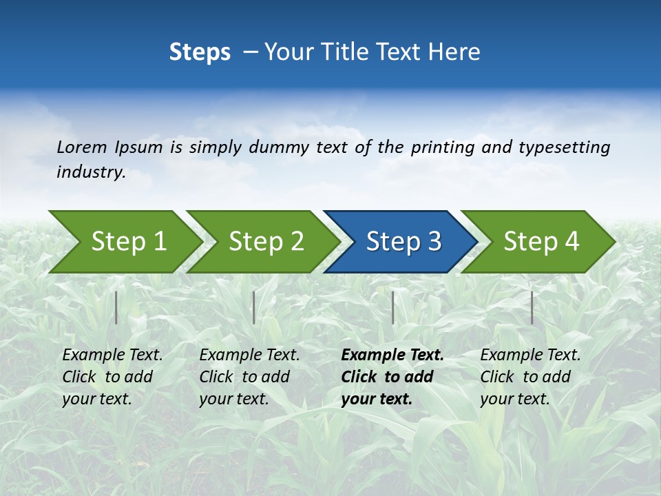 Horizon Agriculture Environment PowerPoint Template
