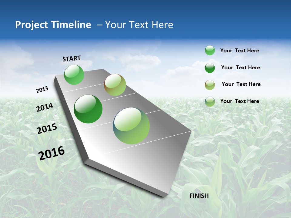 Horizon Agriculture Environment PowerPoint Template