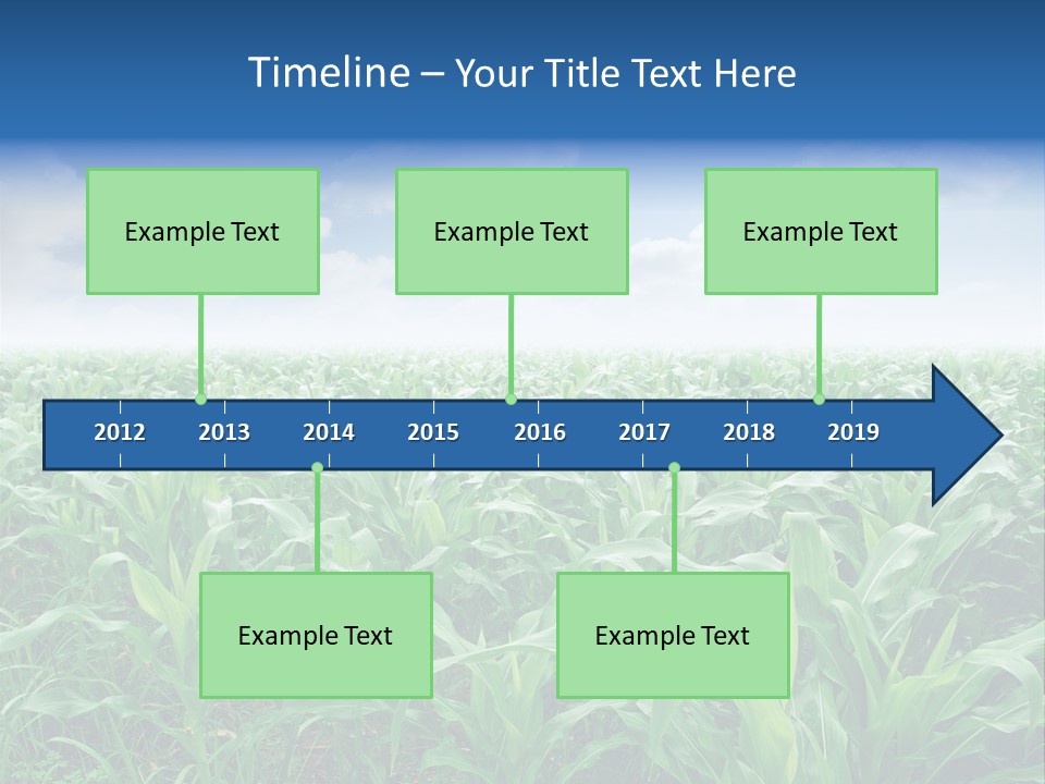 Horizon Agriculture Environment PowerPoint Template