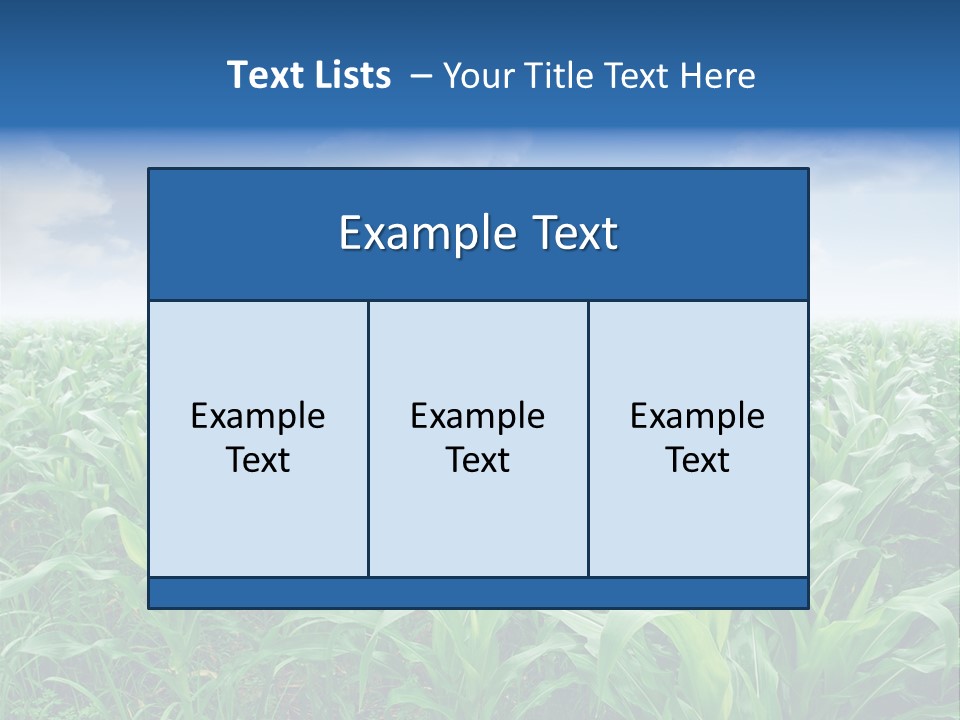 Horizon Agriculture Environment PowerPoint Template