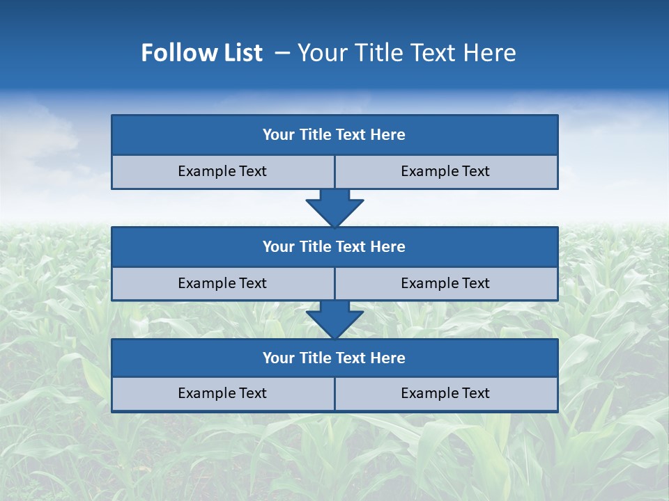 Horizon Agriculture Environment PowerPoint Template