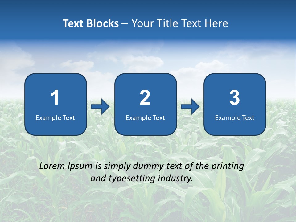Horizon Agriculture Environment PowerPoint Template