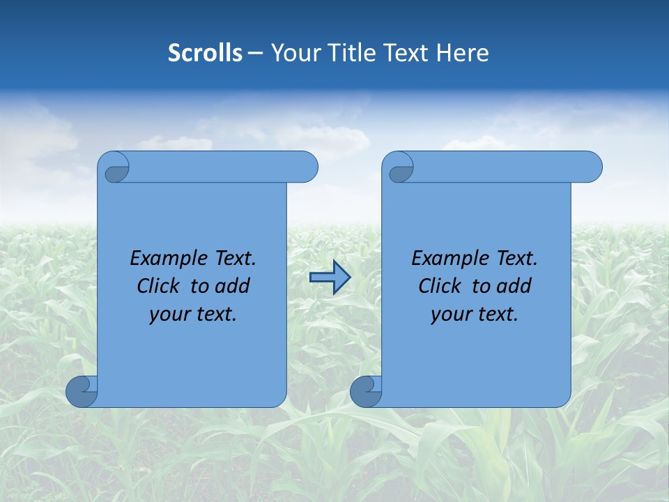 Horizon Agriculture Environment PowerPoint Template