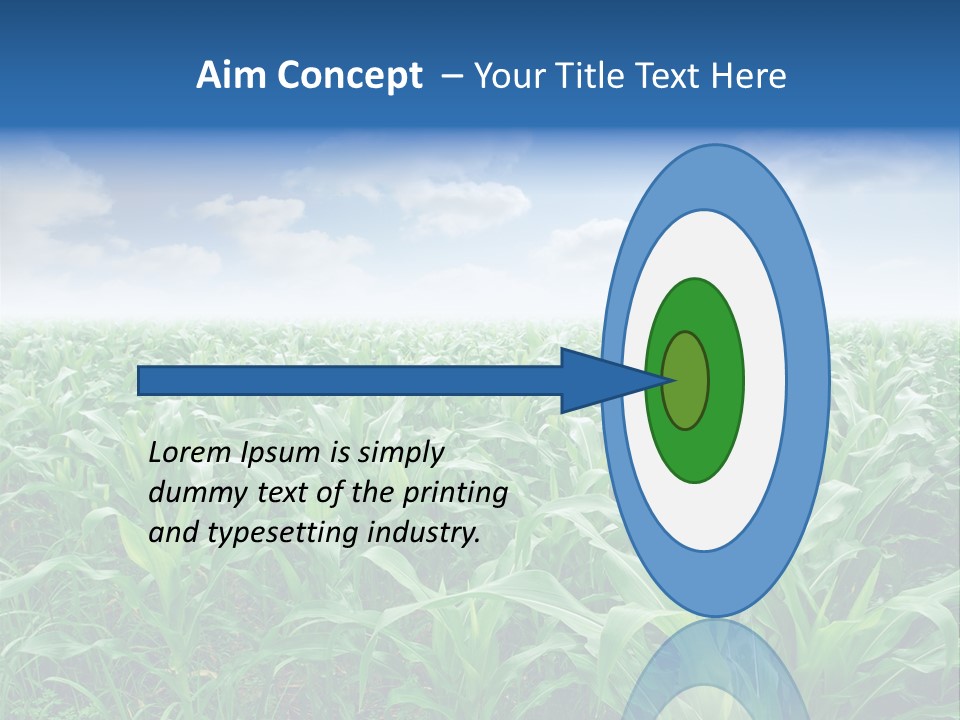 Horizon Agriculture Environment PowerPoint Template