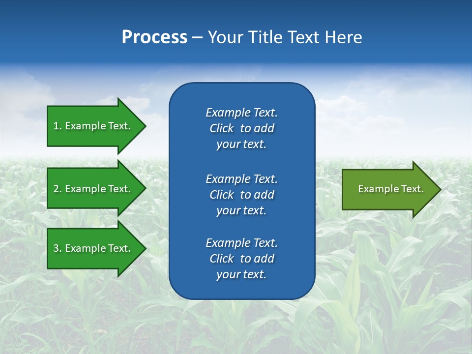 Horizon Agriculture Environment PowerPoint Template