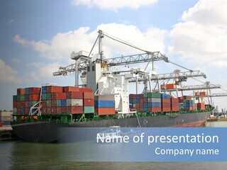 Sea Water Debarment PowerPoint Template