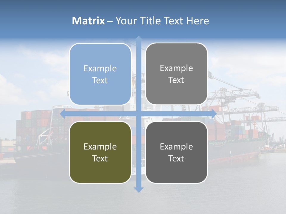 Sea Water Debarment PowerPoint Template