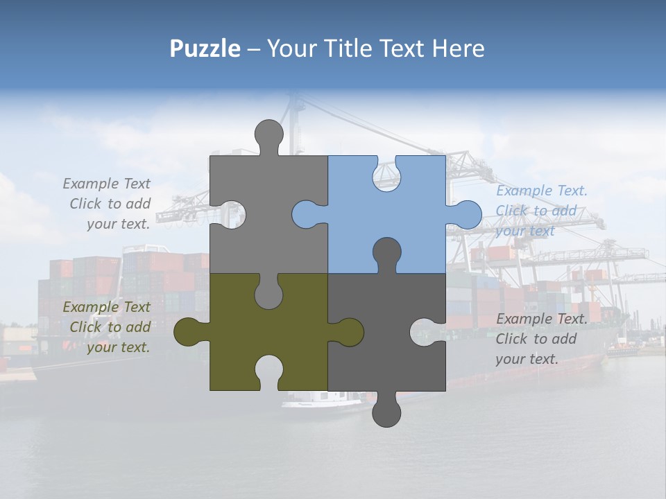 Sea Water Debarment PowerPoint Template