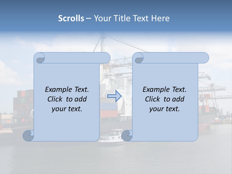 Sea Water Debarment PowerPoint Template