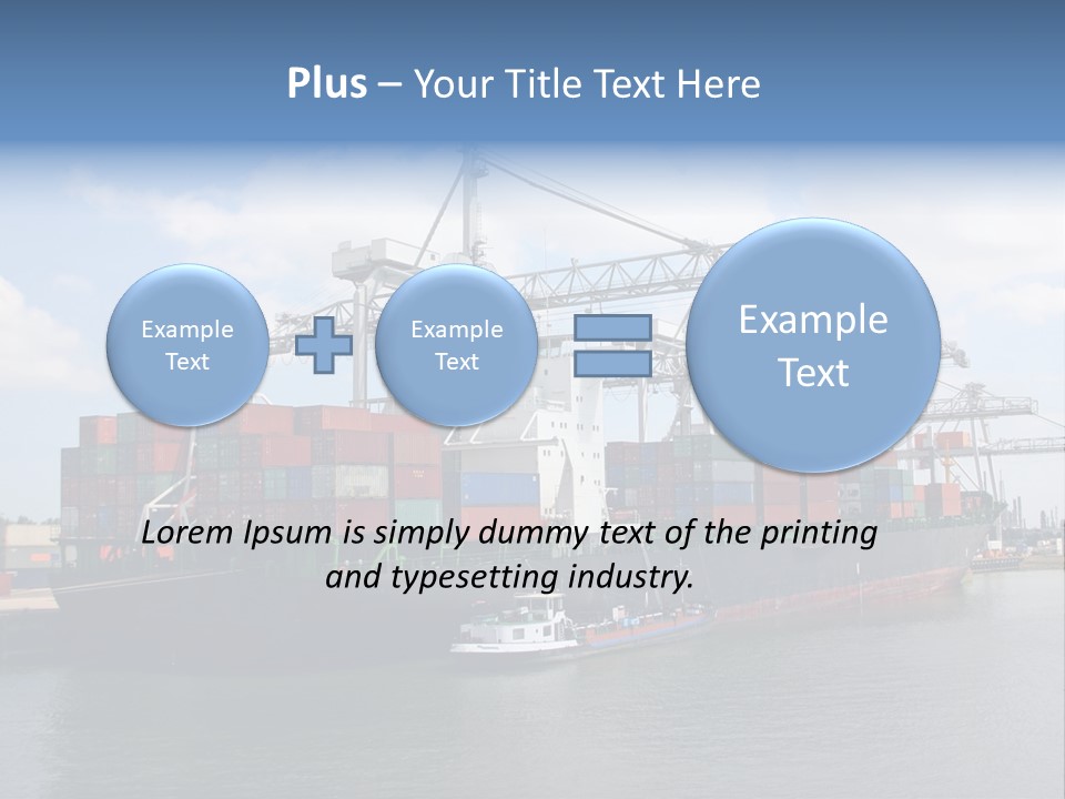 Sea Water Debarment PowerPoint Template